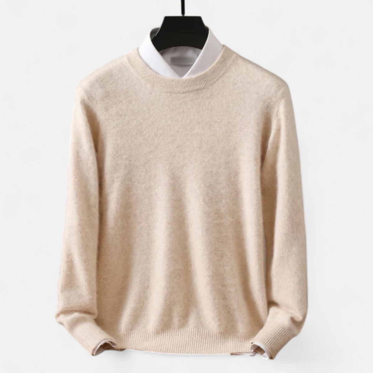 Men’s Timeless Heritage Knit Cashmere Sweater for Cold Weather