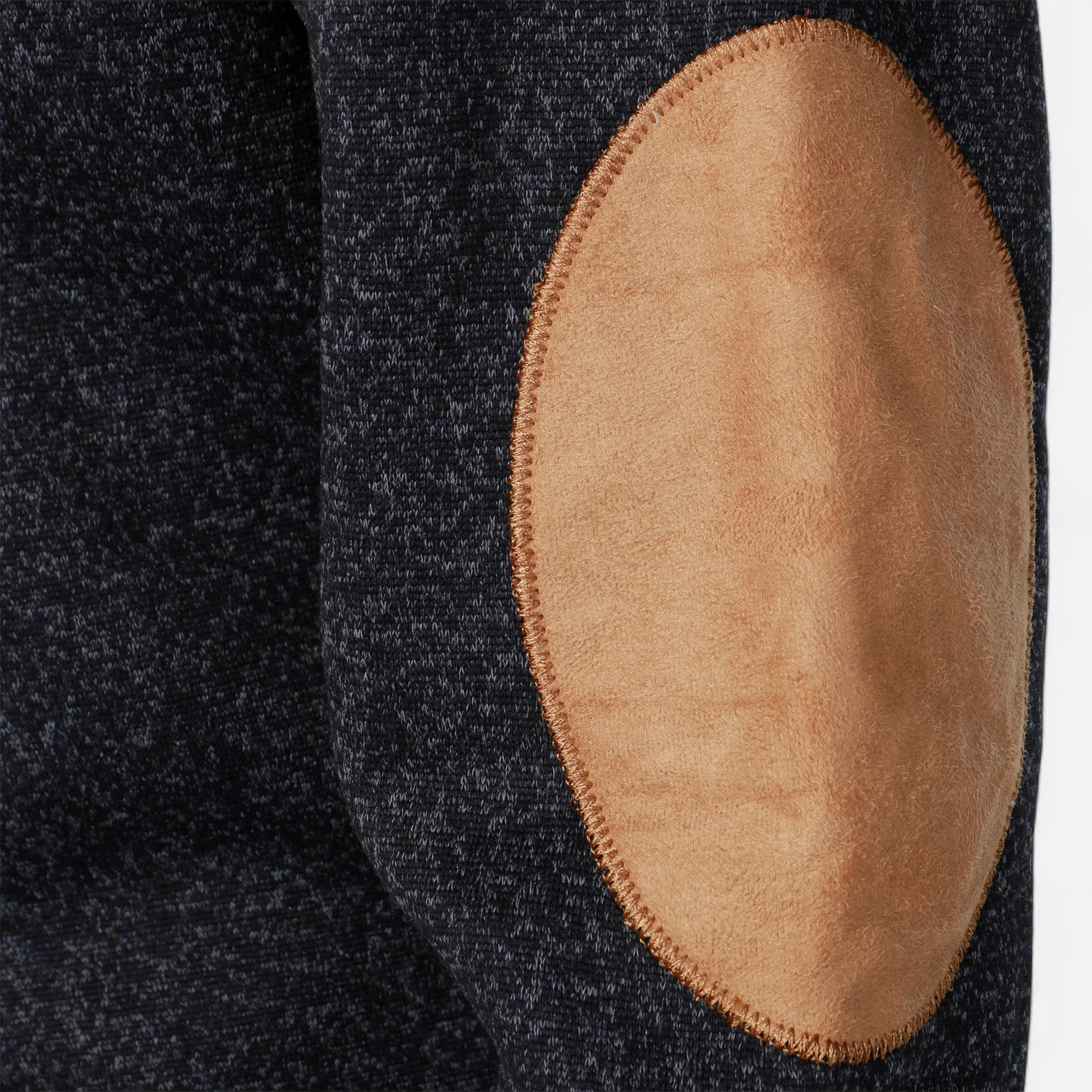 Men’s Knitted Warm Button Jumper with Stand-Up Collar