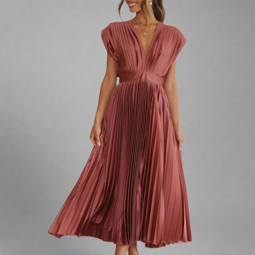 Timeless Women's Relaxed Evening Wedding Midi Dress for Every Occasion