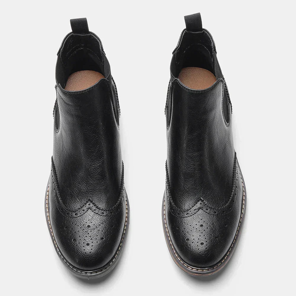 Men's Modern Retro Chelsea Boots with Durable Sole