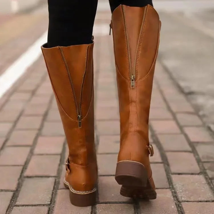 Women’s Fashionable Versatile Casual Outdoor Stable Boots