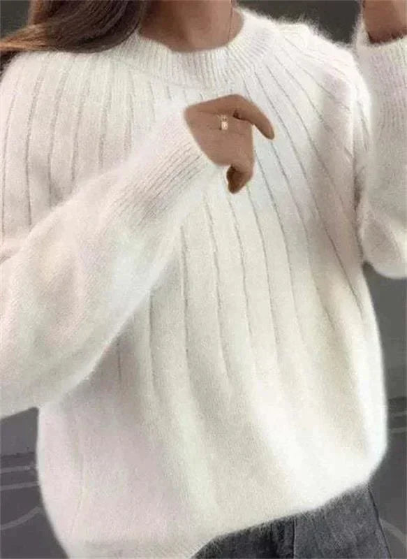 Women's Modern Fashion Knitted Warm Jumper