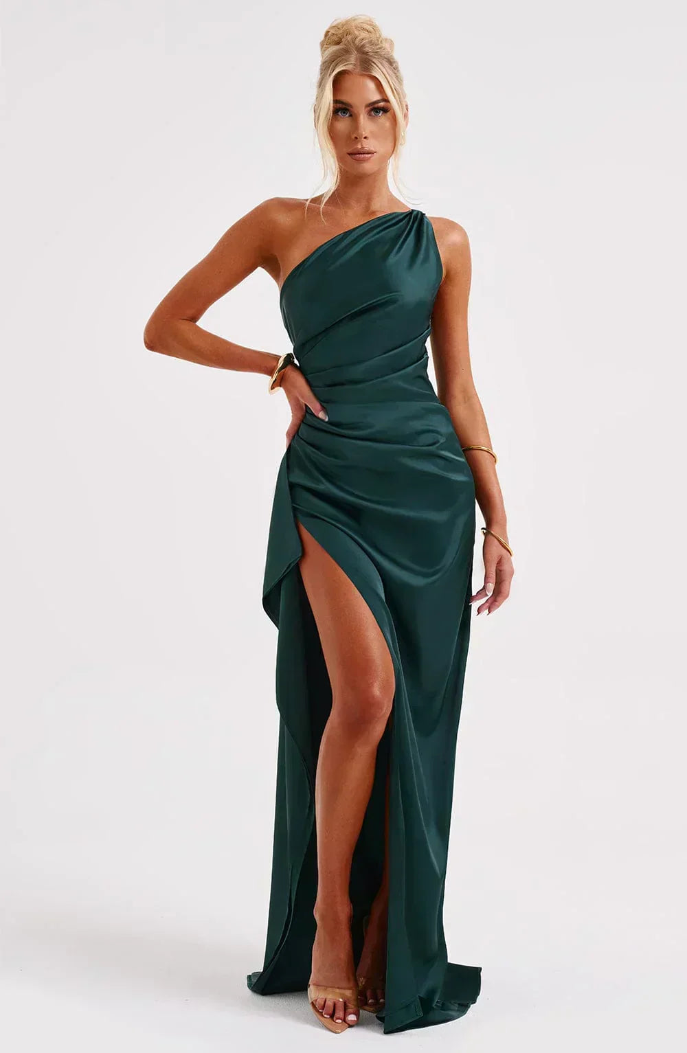 Stylish Formal Party Asymmetric Evening Dress for Women