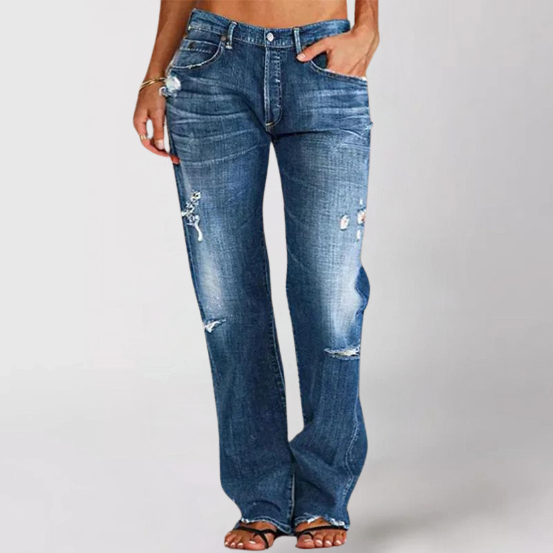 Casual Straight Cut Jeans for Women