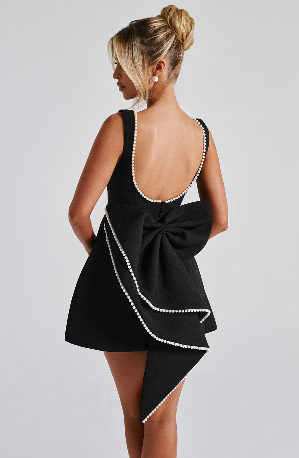 Women's Fashionable Structured Mini Wedding Guest Dress  for Special Events
