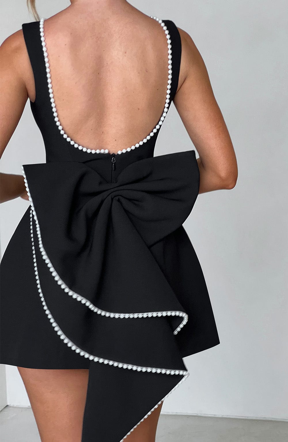 Women's Fashionable Structured Mini Wedding Guest Dress  for Special Events