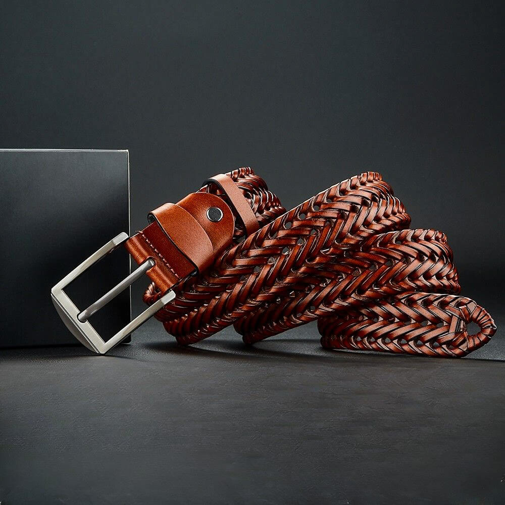Lancelot | Men’s Hand-Braided Cowhide Leather Belt