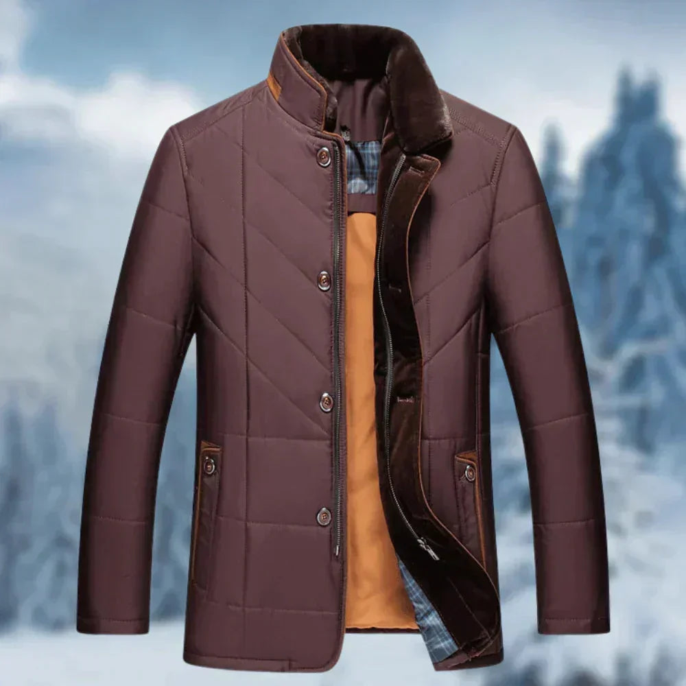 Men’s Versatile Thermal Quilted Insulation Winter Coat