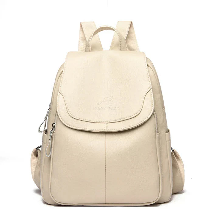 Chic and Secure Organised Travel Anti-Theft Backpack for Stylish Women