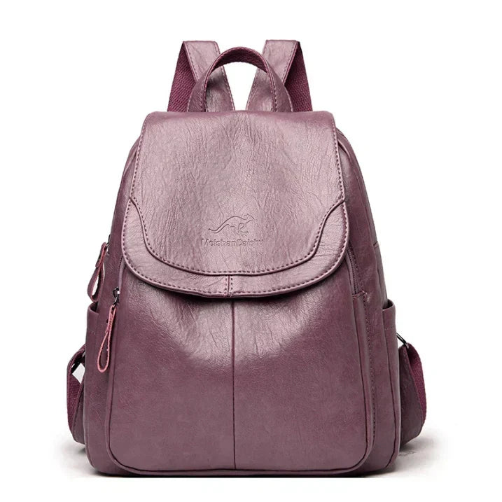 Chic and Secure Organised Travel Anti-Theft Backpack for Stylish Women