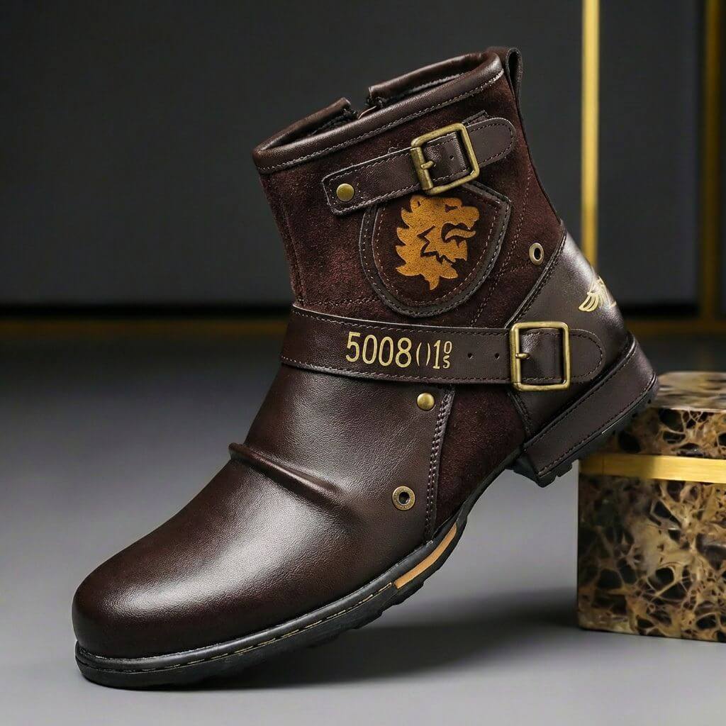 Ruvano | Men’s Suede & Leather Vintage Boots