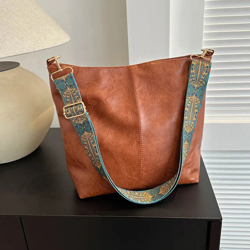 Women's Retro Sleek Practical Shoulder Bag