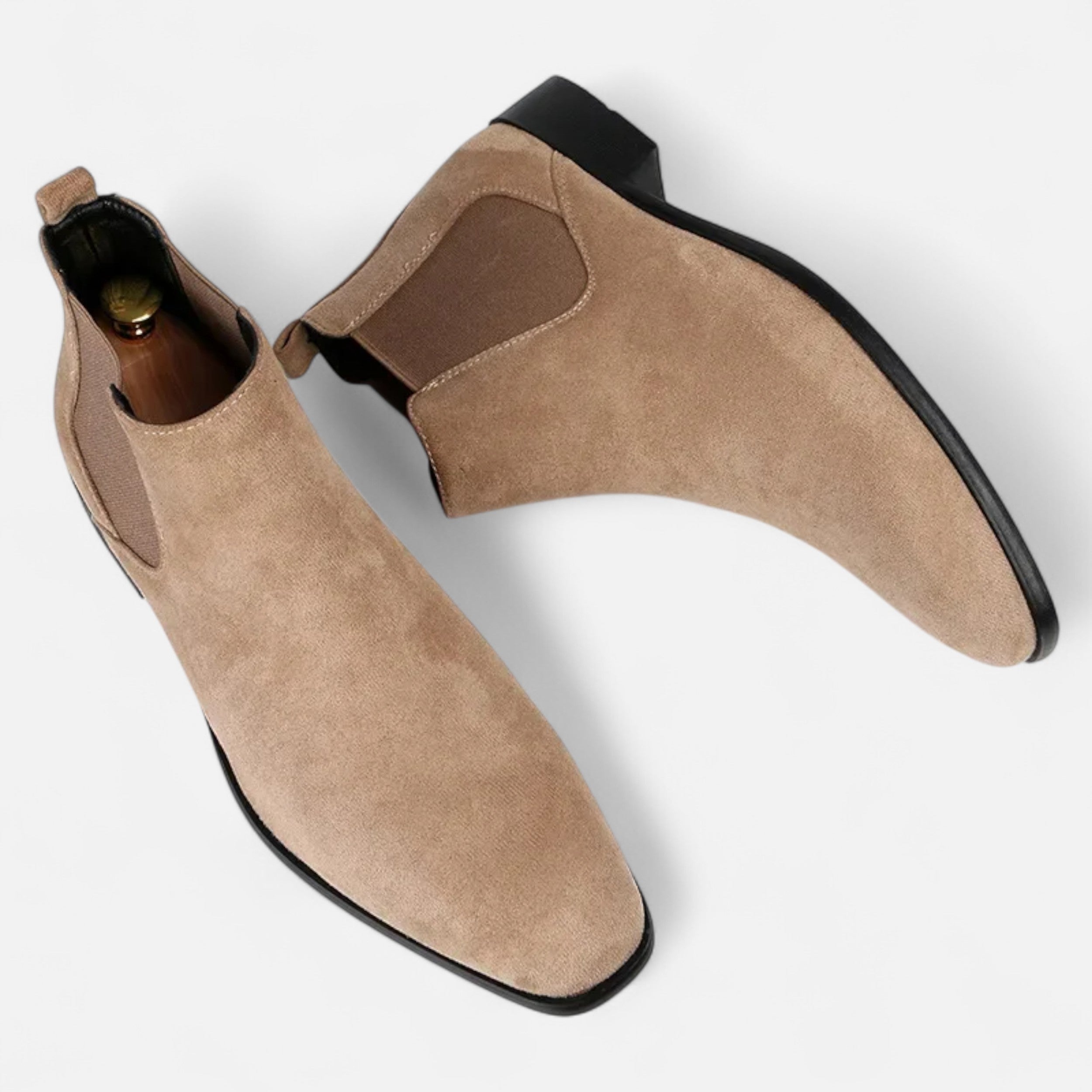 Men’s Elegance Sturdy Non-Slip Suede Chelsea Boots