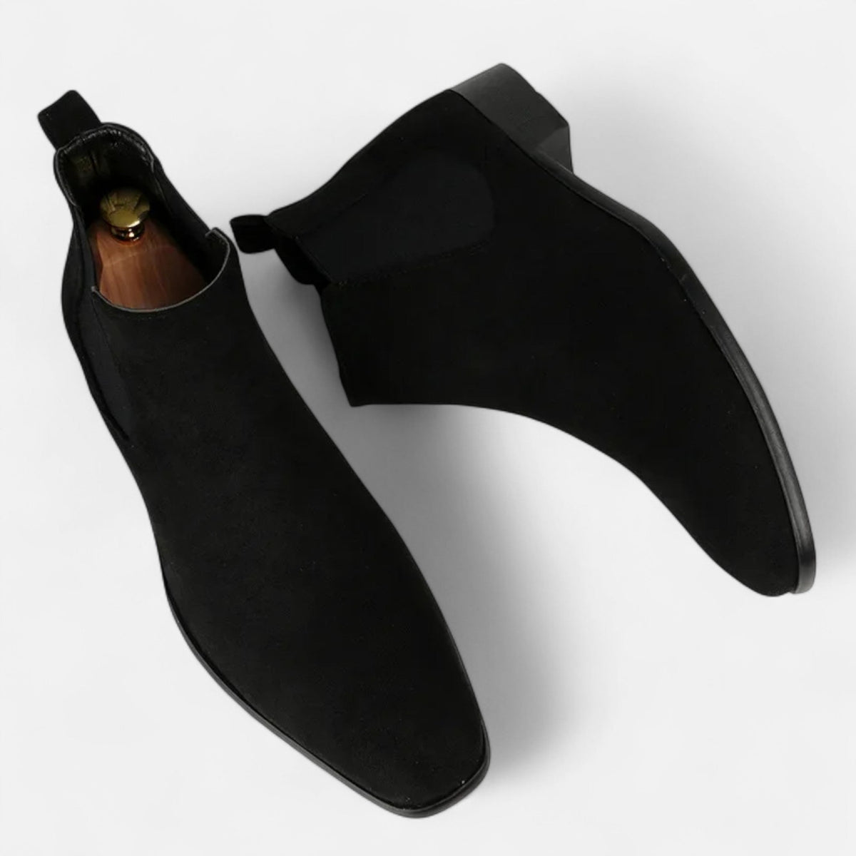 Men’s Elegance Sturdy Non-Slip Suede Chelsea Boots