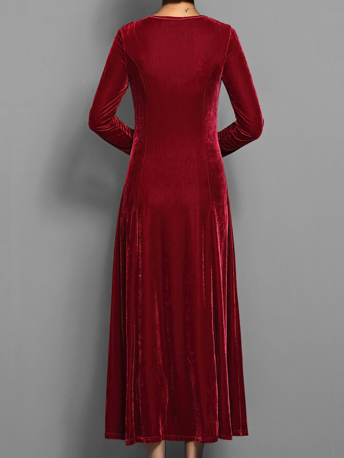 Women’s Long Sleeve Formal Dress Classic Party Elegance